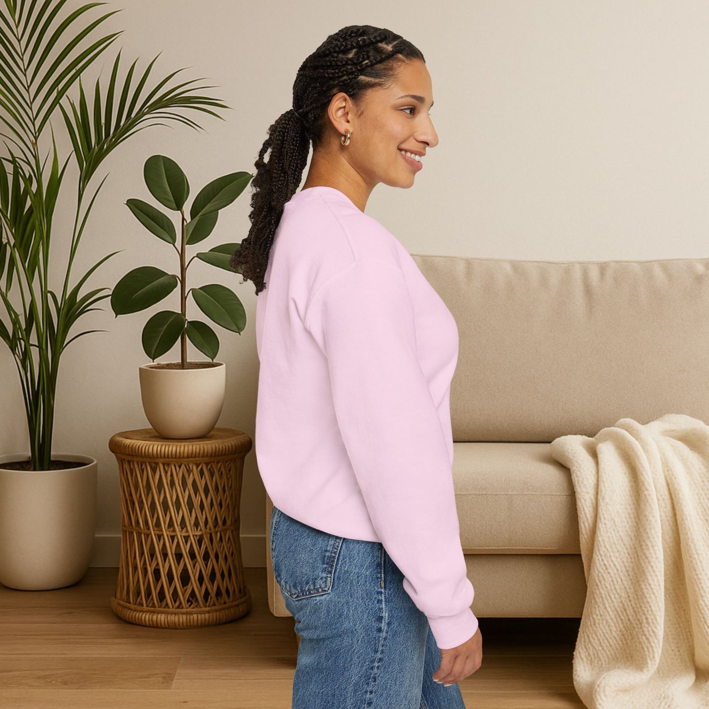 Stay Wild, Stay Waggin’ Crewneck Sweatshirt – Cozy Retro Dog Lover Gift