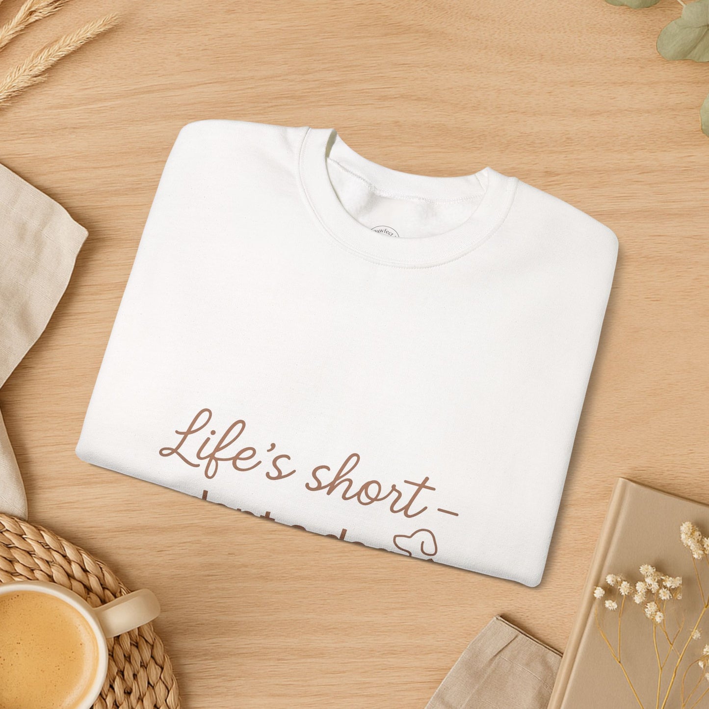This cozy minimalist tee is designed for every proud dog mom, dad, and animal rescue supporter. Made from soft, breathable cotton — because life’s too short not to love a rescue.