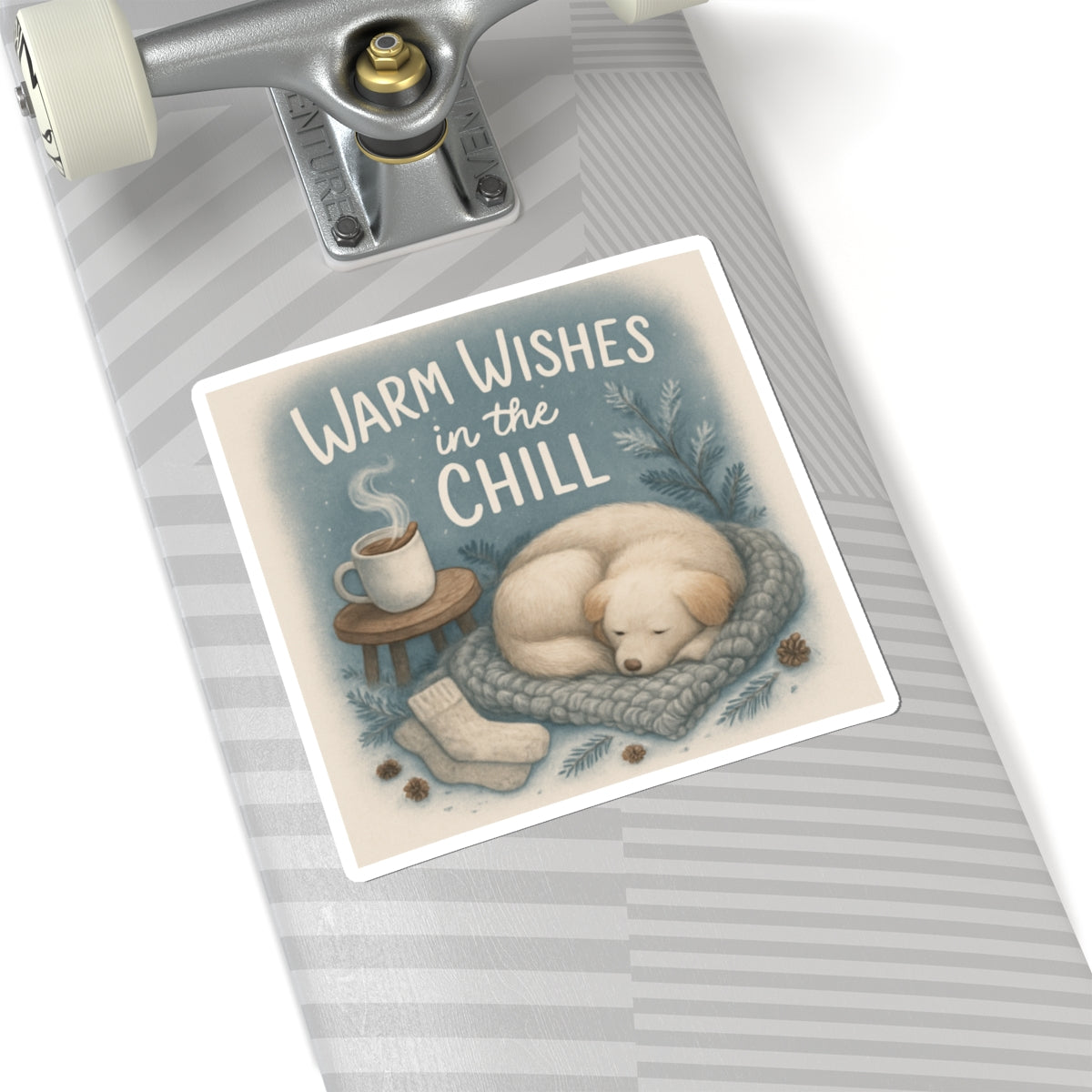 Warm Wishes in the Chill Stickers, Cozy Home Decor, Cute Dog Stickers, Winter Vibes, Gift for Animal Lovers, Laptop Stickers, Holiday [...]