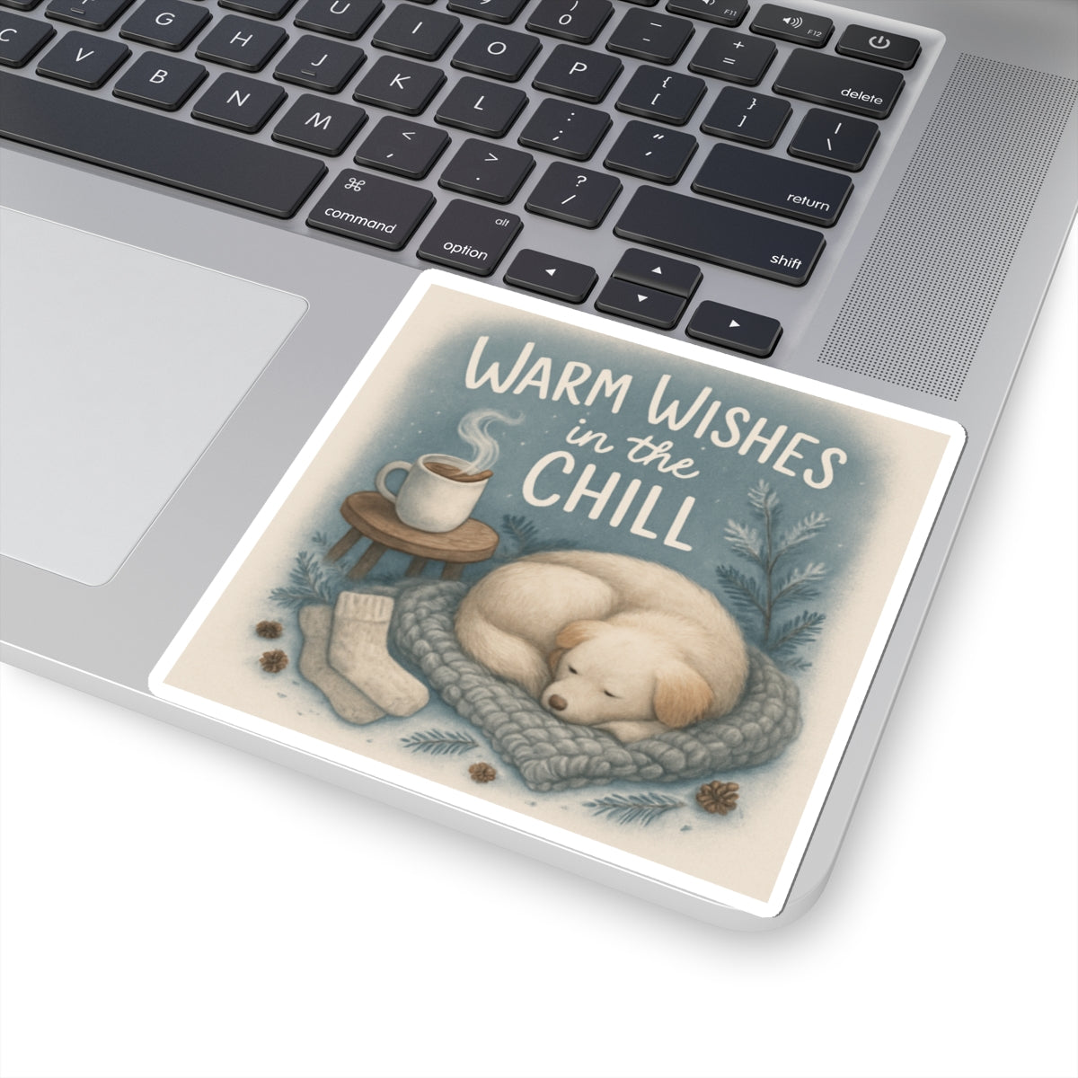 Warm Wishes in the Chill Stickers, Cozy Home Decor, Cute Dog Stickers, Winter Vibes, Gift for Animal Lovers, Laptop Stickers, Holiday [...]