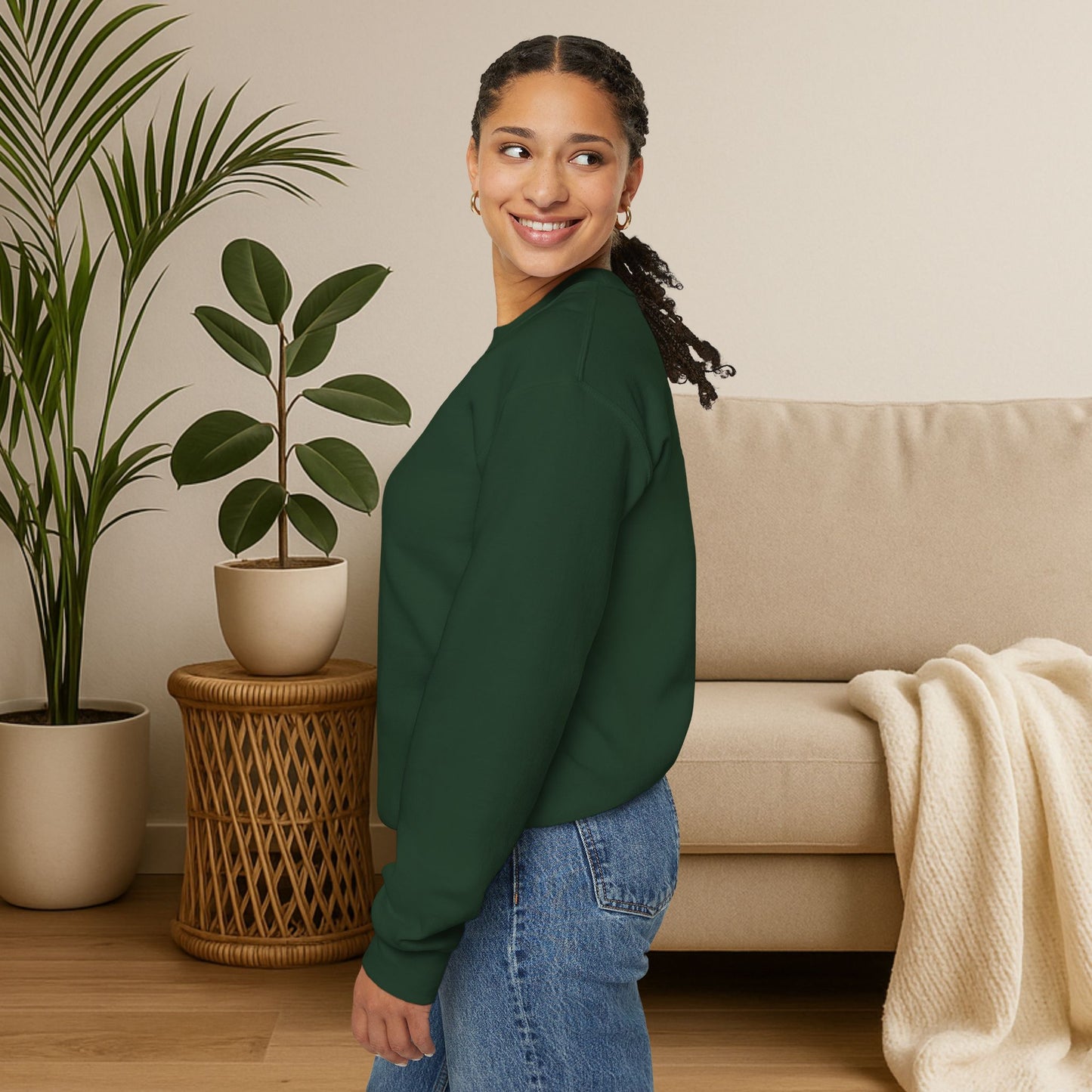 Stay Wild, Stay Waggin’ Crewneck Sweatshirt – Cozy Retro Dog Lover Gift