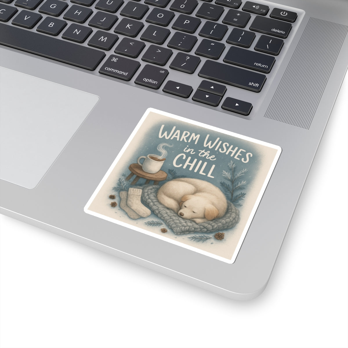 Warm Wishes in the Chill Stickers, Cozy Home Decor, Cute Dog Stickers, Winter Vibes, Gift for Animal Lovers, Laptop Stickers, Holiday [...]