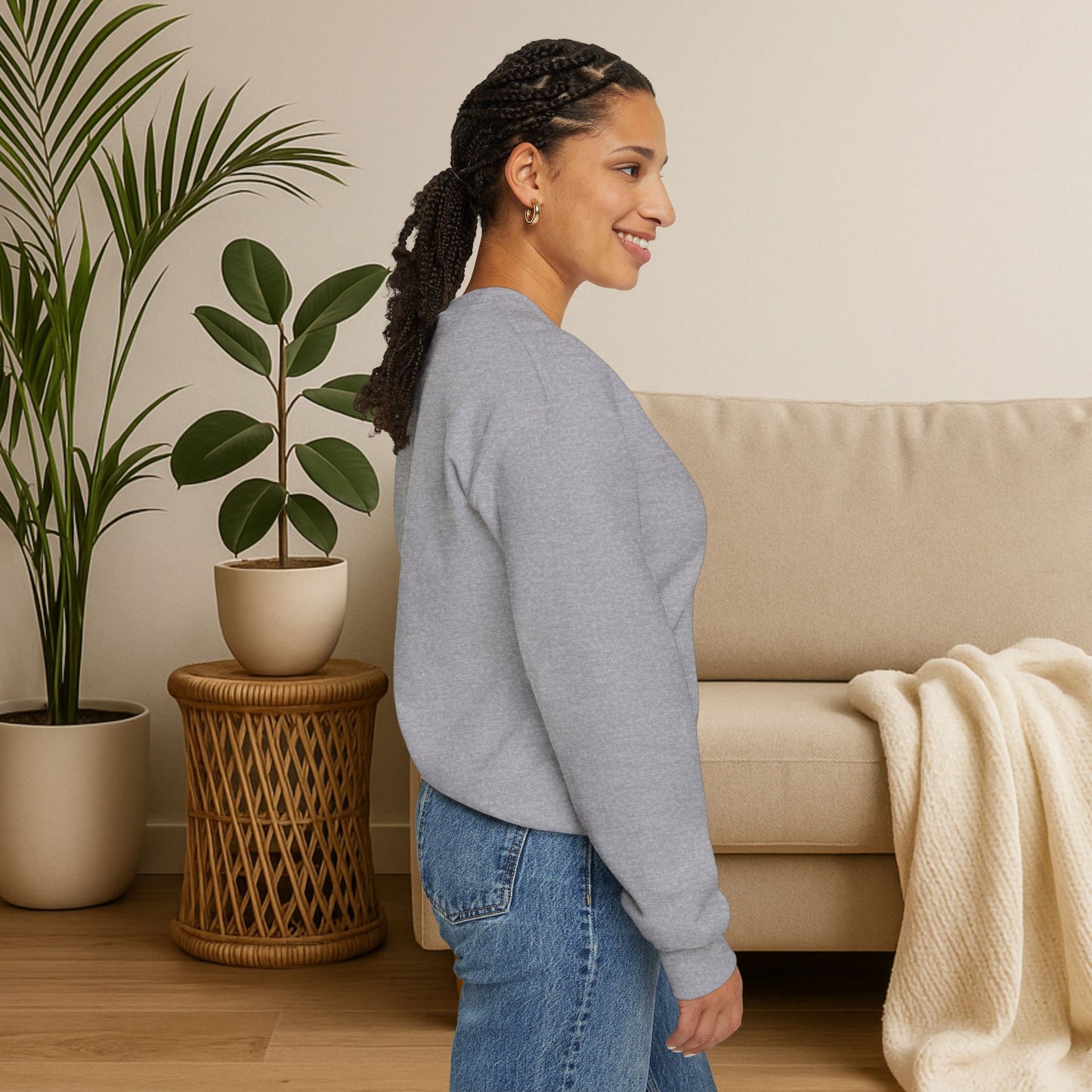 Stay Wild, Stay Waggin’ Crewneck Sweatshirt – Cozy Retro Dog Lover Gift