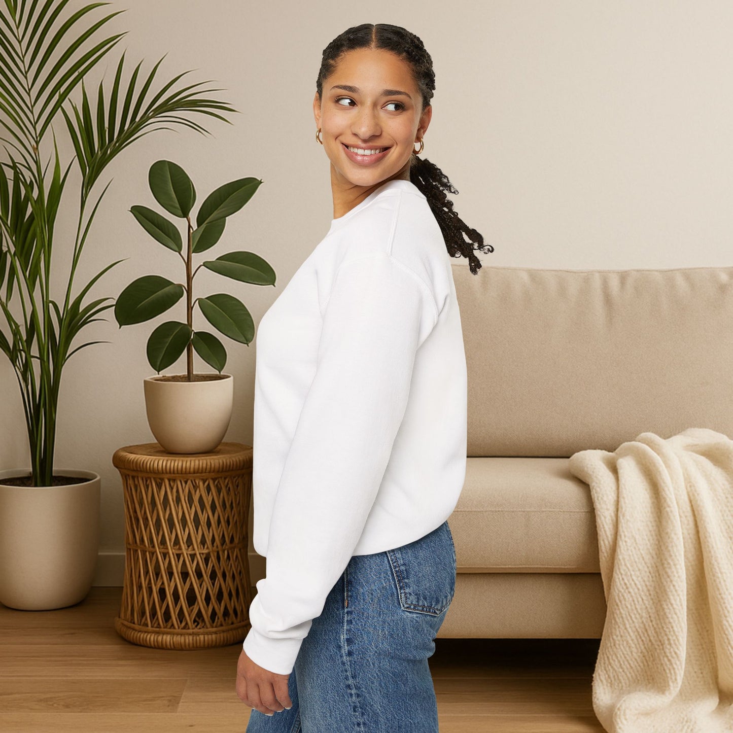 Stay Wild, Stay Waggin’ Crewneck Sweatshirt – Cozy Retro Dog Lover Gift