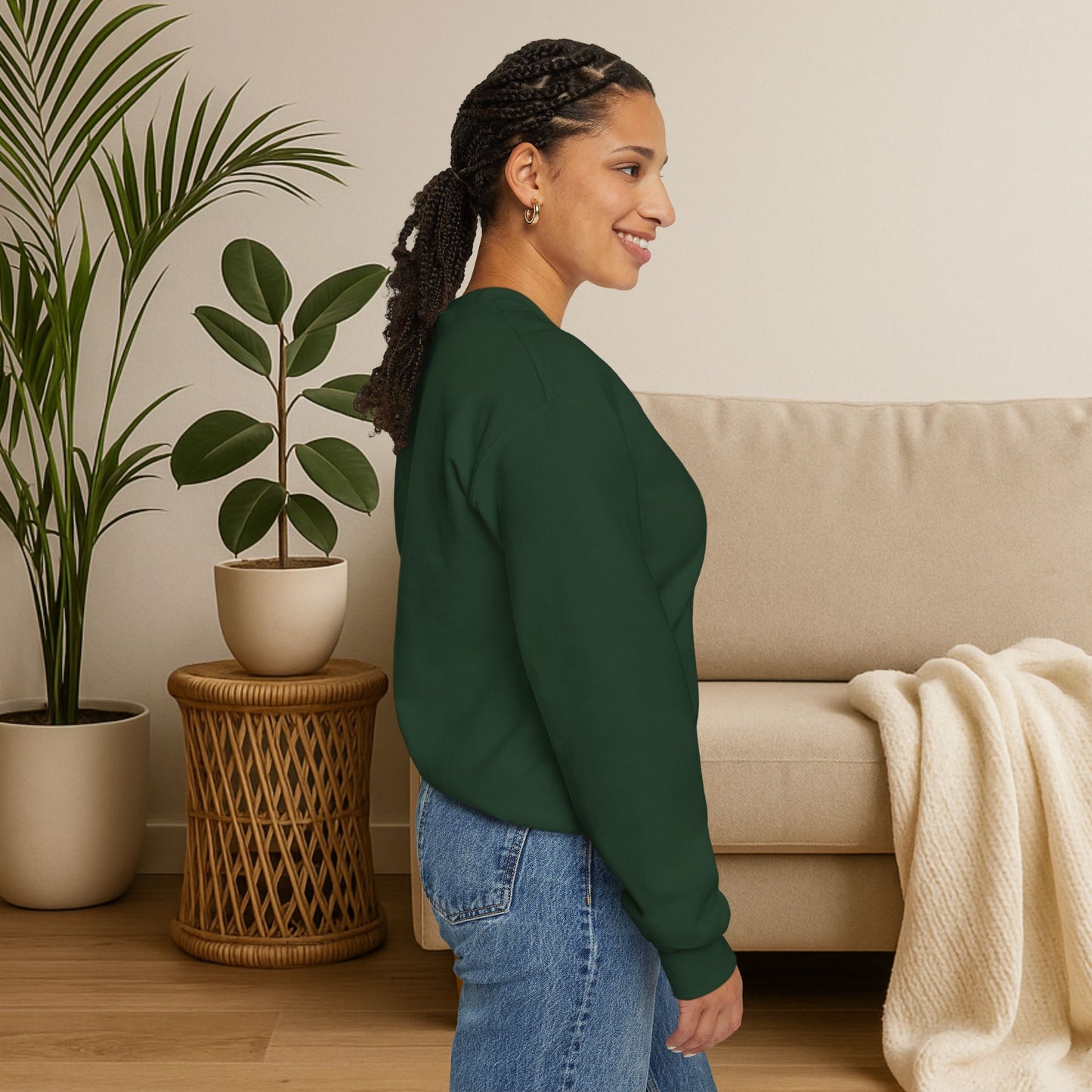 Stay Wild, Stay Waggin’ Crewneck Sweatshirt – Cozy Retro Dog Lover Gift