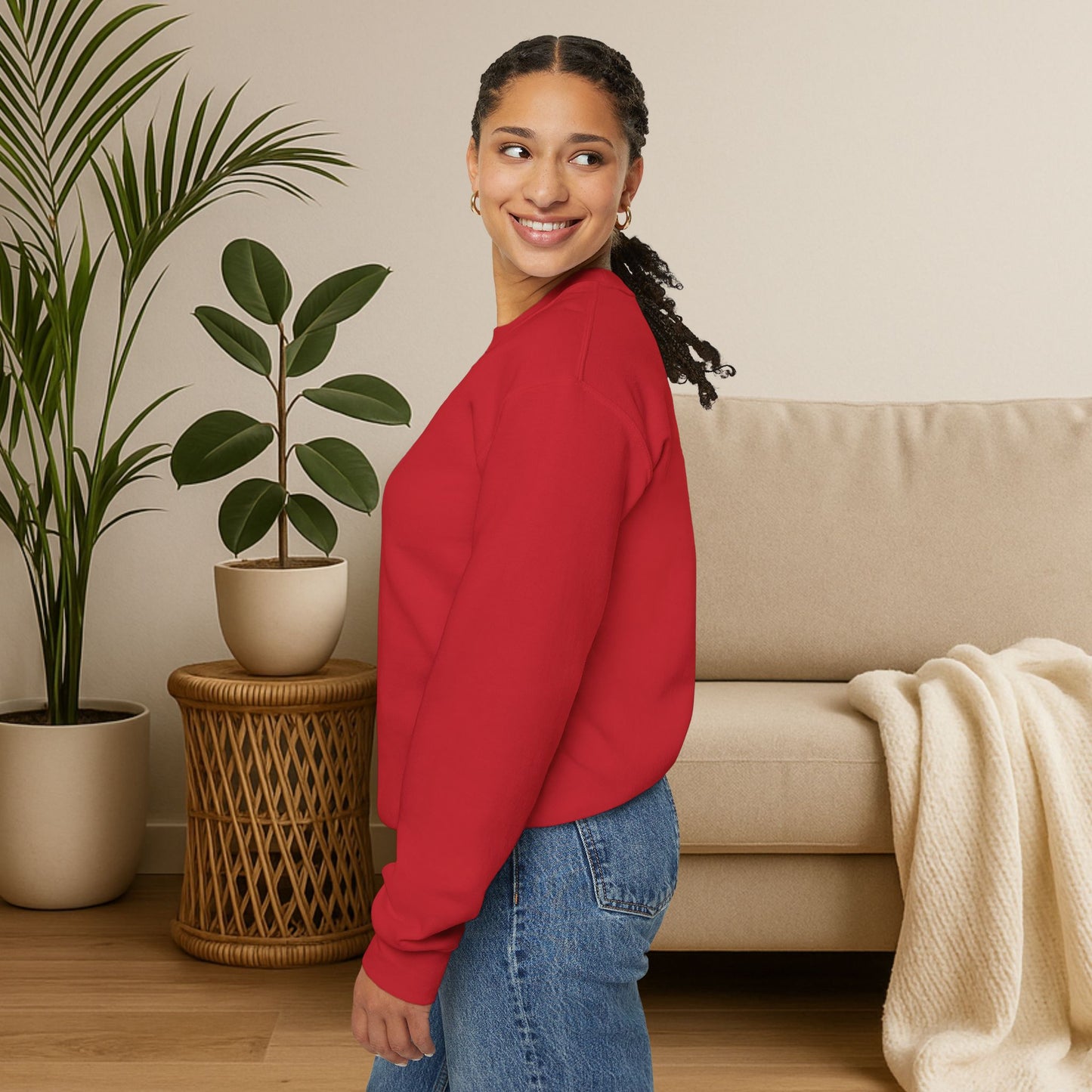 Stay Wild, Stay Waggin’ Crewneck Sweatshirt – Cozy Retro Dog Lover Gift