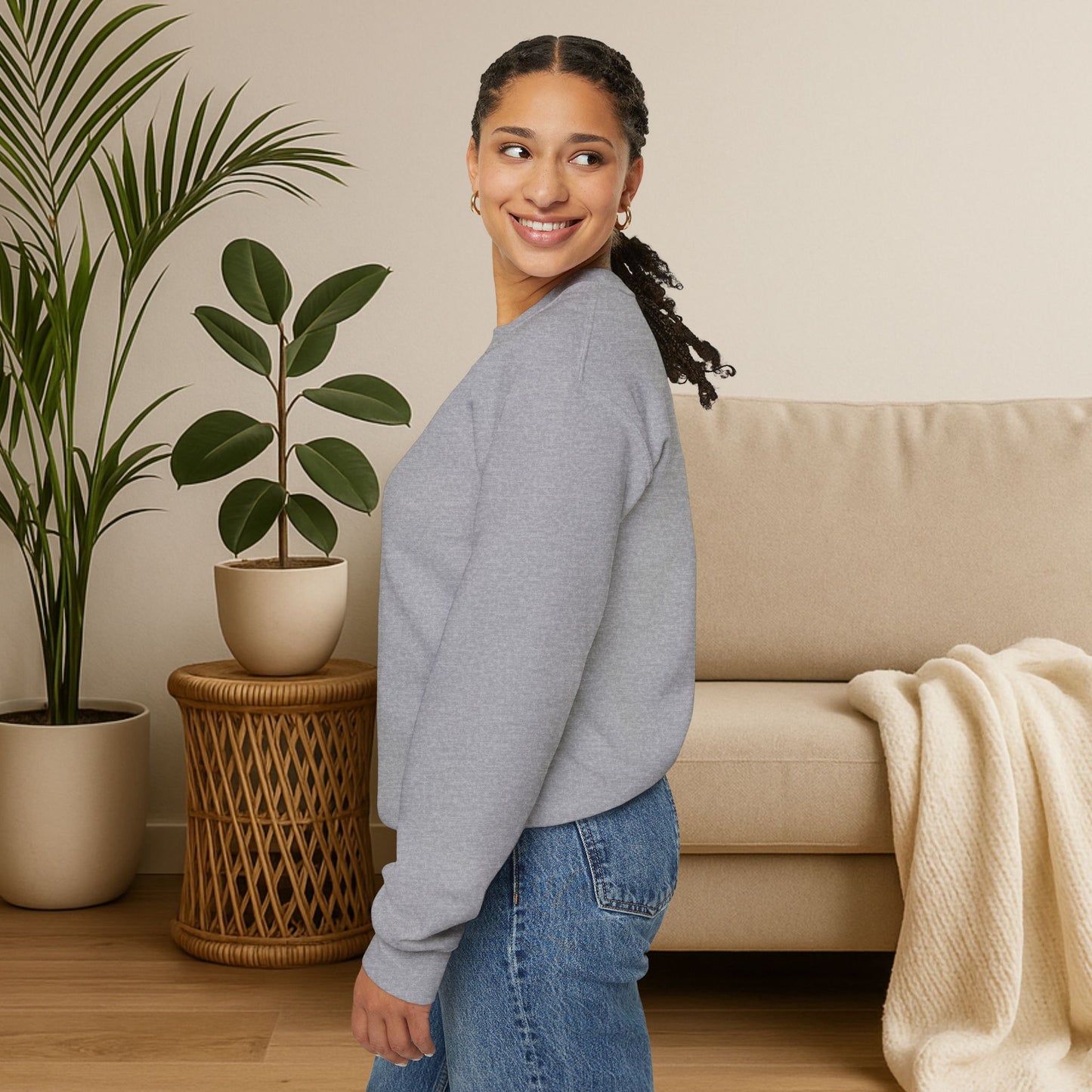 Stay Wild, Stay Waggin’ Crewneck Sweatshirt – Cozy Retro Dog Lover Gift