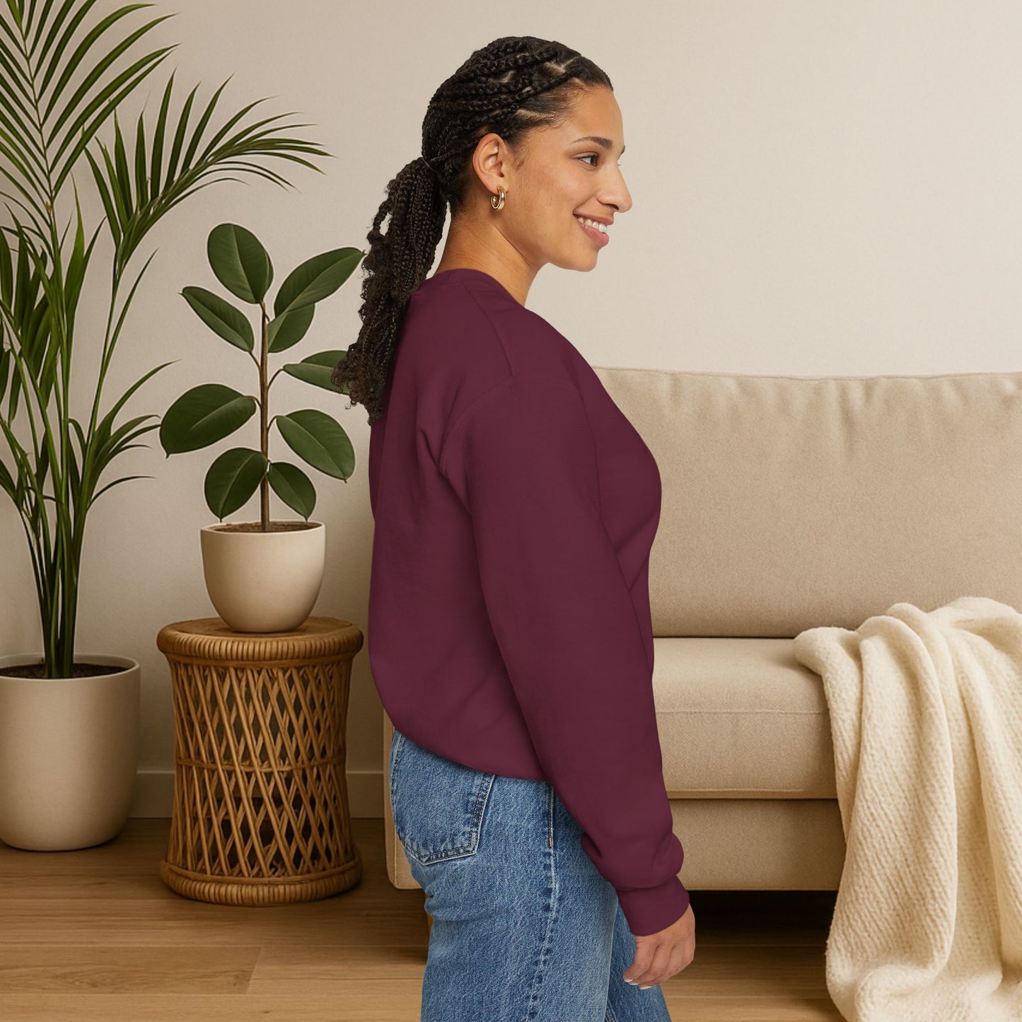 Stay Wild, Stay Waggin’ Crewneck Sweatshirt – Cozy Retro Dog Lover Gift