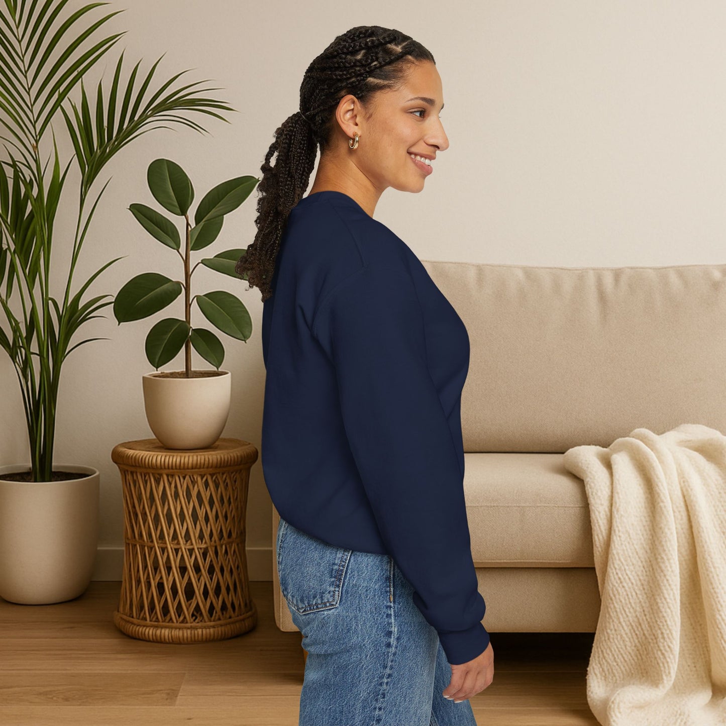 Stay Wild, Stay Waggin’ Crewneck Sweatshirt – Cozy Retro Dog Lover Gift