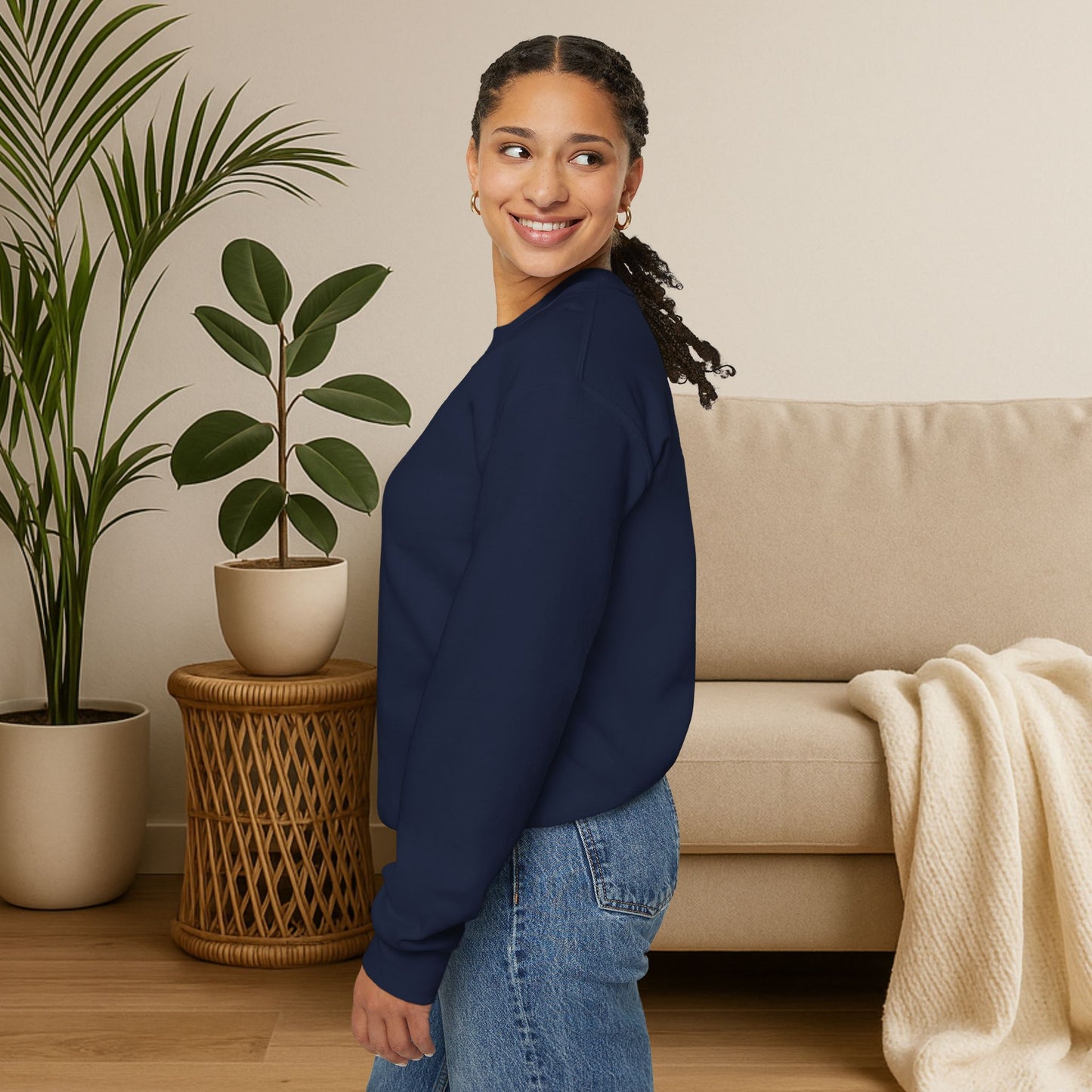 Stay Wild, Stay Waggin’ Crewneck Sweatshirt – Cozy Retro Dog Lover Gift