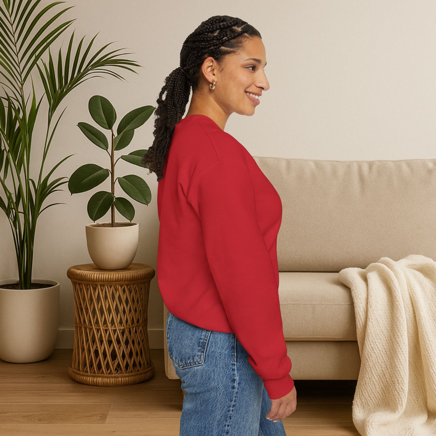 Stay Wild, Stay Waggin’ Crewneck Sweatshirt – Cozy Retro Dog Lover Gift